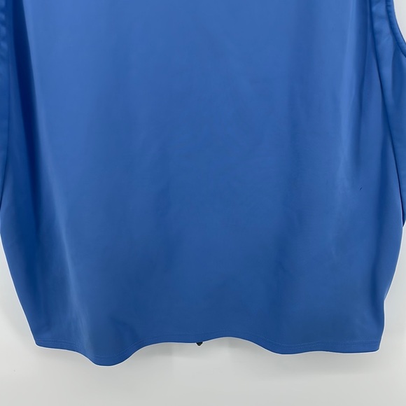 Peter Millar Blue Sporty CT & Country Club Logo Vest with Stand-Up Collar Sz XL - Picture 10 of 10